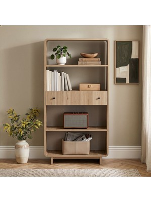 Rani Home Kitaplık Sepet Meşe  78 cm HC-5753