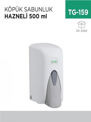 İnci Çelik Aksesuar Köpük Sabunluk Hazneli Vialli 500 ml (F5)