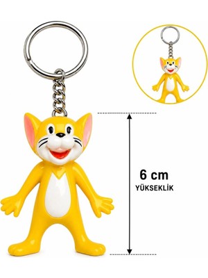 Lux Store Sevimli Sarı Figürlü Anahtarlık 6 cm
