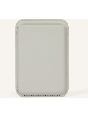DeFacto Magsafe Unisex Suni Deri Gri Kartlık I6568AXNS
