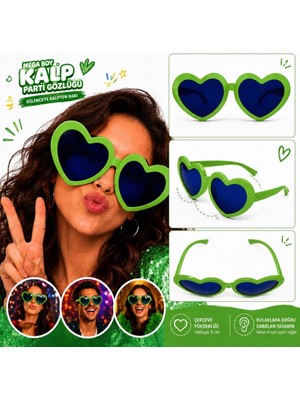 Lux Store Mega Boy Yeşil Parti Gözlüğü