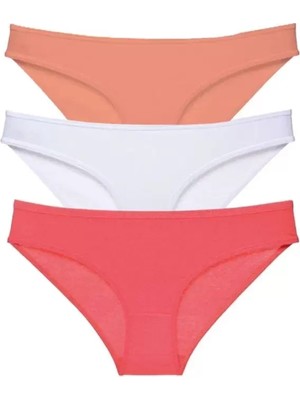 sbodurhome 3 Adet Süper Eko Set Likralı Kadın Slip Külot 545
