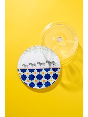 Belirtilmemiş Jaolu Cam Kek Fanusu & Pasta Tabağı (32 Cm)