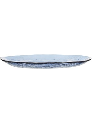 Belirtilmemiş Chakra Dune Pasta Tabağı, Mavi/transparan, 21 cm