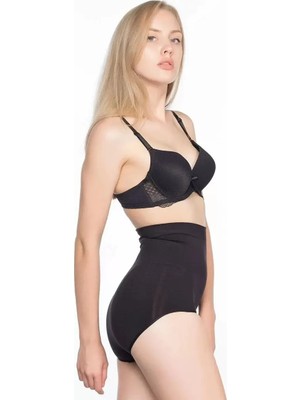 sbodurhome Yüksek Bel Kadın Slip Korse 13003 - Siyah