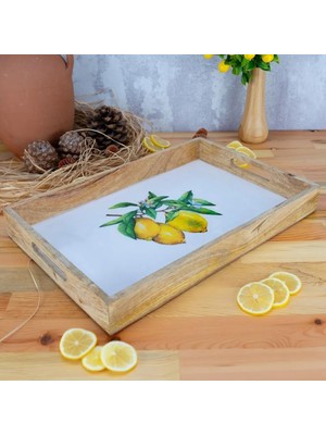 Belirtilmemiş Bambum Kangura Limon Çay Tepsisi Büyük