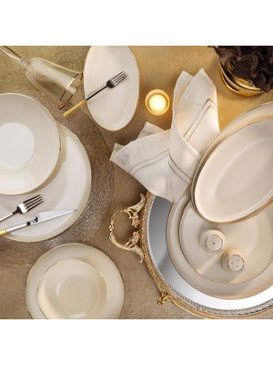 Belirtilmemiş Aryıldız Elif Aria Gold 6 Kişilik 30 Parça Yemek Takımı
