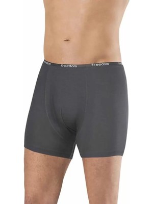 sbodurhome Bambu Düz Renk Erkek Boxer Füme - 1275A
