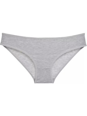 sbodurhome Gri Kadın Günlük Pamuklu Likralı Özel Poşet Içinde Taşınabilir  Slip Külot