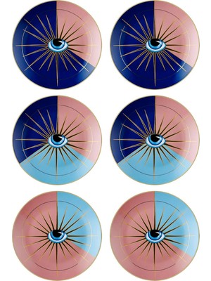 Belirtilmemiş The Mia Eye Pasta Tabağı 6 Kişilik