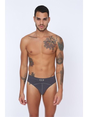 Obje Erkek Gri Süprem Slip