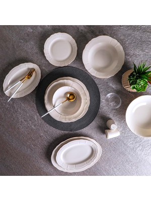 Belirtilmemiş Aryıldız Tiffany Gold 30 Parça 6 Kişilik Yemek Takımı
