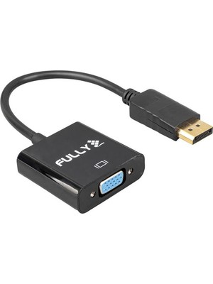 sbodurhome Fully G-539 10 cm Display Port Erkek To VGA Dişi Çevirici Kablo