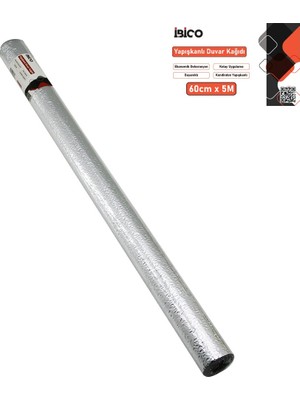 sbodurhome 5mt x 60CM Alüminyum Gümüş Tezgah Üstü Folyo Sticker - Duvar Kağıt Kendinden Yapışkanlı -