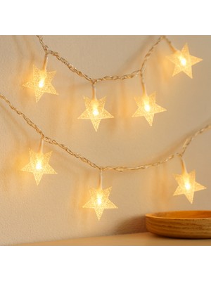 sbodurhome 5m LED Yıldız Işık Zinciri - Gün Işığı, Fişli