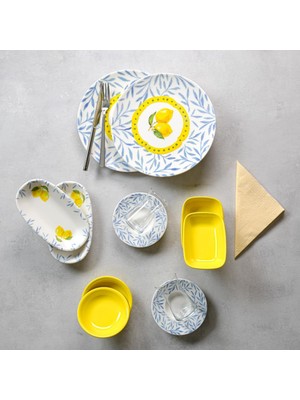 Belirtilmemiş Aryıldız Lemon 6 Kişilik 26 Parça Kahvaltı Takımı