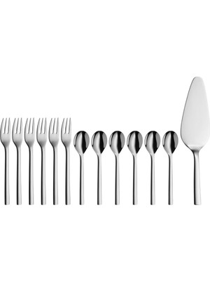 Belirtilmemiş Nuova Çelik 13'lü Pasta Servis Seti