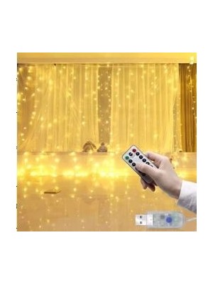 sbodurhome Tel Perde LED 3*3m 300 LED Gün Işığı
