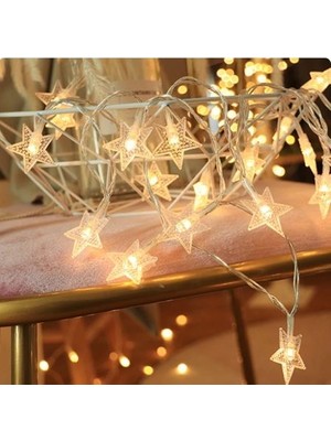 sbodurhome Yıldız 5m 28 LED Gün Işığı Yıldız Boyutu:3,5cm Mz-16-16