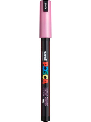 Belirtilmemiş Uni-Ball Pc-1mr Su Bazlı Poster Markörü, Metalik Pembe