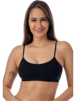 sbodurhome Pedli Ip Askılı Siyah Büstiyer