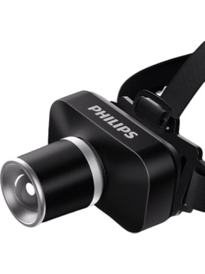 Philips SFL3347 Zooming Özellikli Max. 650 Lümen 15W LED Kafa Lambası Type-C Şarjlı IP44 Suya Dayanıklı Ayarlanabilir Kafa Feneri