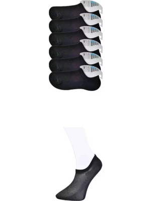 sbodurhome Siyah Erkek Görünmez Çorap 6 Çift