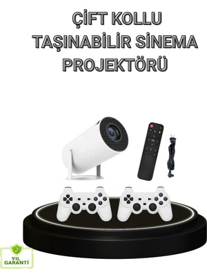 Eco Lounge Bluetooth 5.0 ve Wi-Fi 6 Akıllı 4K Projeksiyon