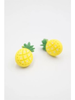 sbodurhome Ananas Hamur Küpe - Çok Renkli