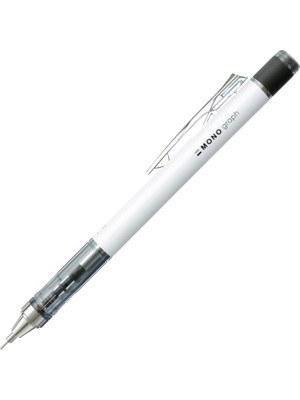 Belirtilmemiş Tombow Mono Graph Neon M.kurşun Kalem, 0,5mm BLISTERLI(1ADET), Beyaz