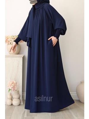 Asilnur Eflin Elbise Lacivert
