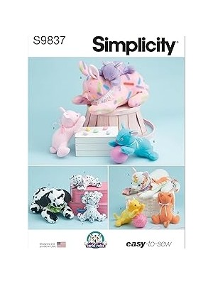 Renas Store Simplicity Tanımsız Doldurulmuş El Işi Dikiş Deseni, Çok Renkli