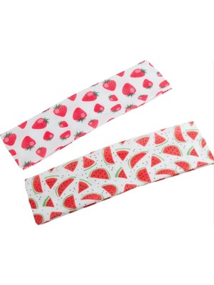 Eco Lounge Meyve Desenli Saç Bandı 6 cm