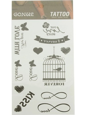 Renas Store Kafes Tattoo Dövme Sticker