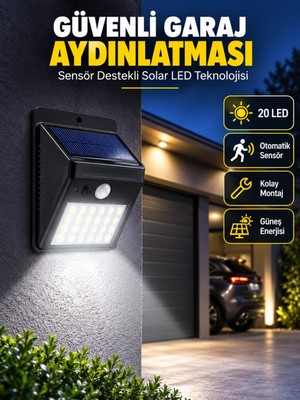 Marsilyan Kablo Gerektirmeyen Solar LED Bahçe ve Veranda Işığı Yeni Nesil