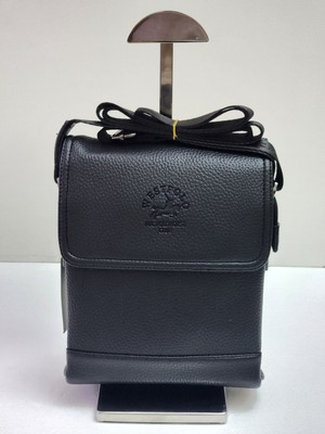 West Polo Erkek A Kalite 1 . Sınıf Işçilik Kanvas-Suni Deri ( 5 Gözlü ) Crossbody ( Çapraz ) Çanta