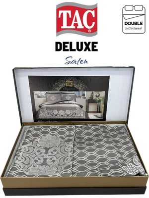 Taç Çift Kişilik Delux Saten Nevresim Takımı