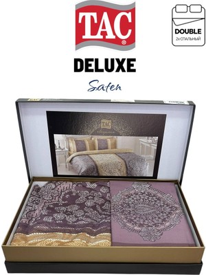 Taç Çift Kişilik Delux Saten Nevresim Takımı