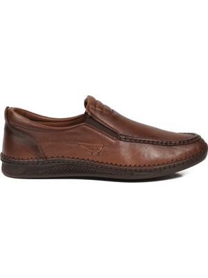 Voyager Ceviz Erkek Smart Casual Ayakkabı Hakiki Deri Hafızalı Rahat Taban Şık Loafer M741 M