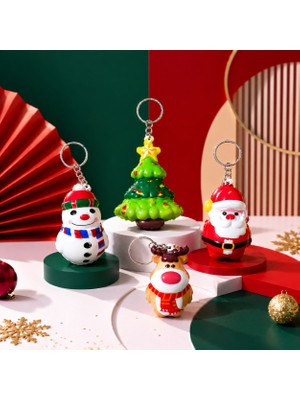 Kuzey Oyuncak 8 Adet Full Mini Set Yılbaşı Hediyeleri Noel Temalı Sukuşi Noel Baba Geyik Çam Ağacı Kardan Adam