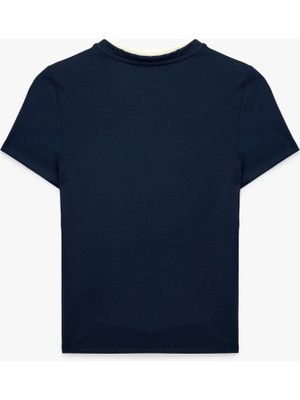 Koton Slim Fit Biyeli Kısa Kollu Bisiklet Yaka Spor Tişört