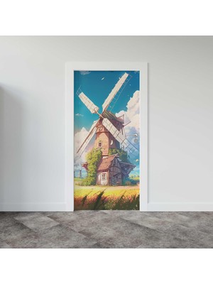 Astraltech Kapı Giydirme Kapı Sticker Folyosu Değirmen