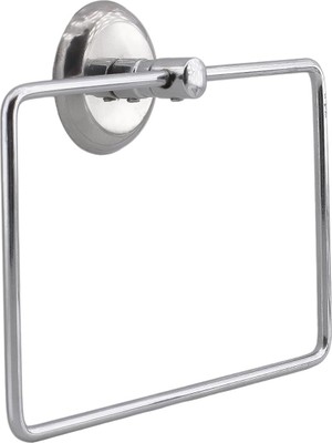 Astraltech BADEM10 Krom Renk Vidalı Kare Havluluk Lavabo Banyo Mutfak Aparat Standı Bez Havlu Askısı Paslanmaz