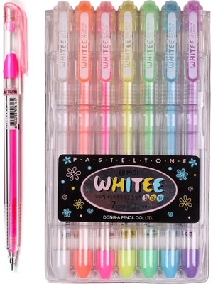 Astraltech Dong-A-My-Gel 0.7 mm Kalem Pastel Renkler 7’li Set Jel Kalem