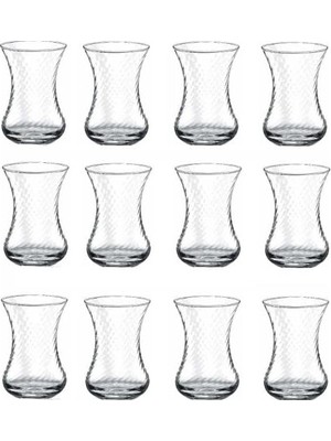 Astraltech Paşabahçe 42781 Optikli Ince Belli Çay Bardak 12 Li