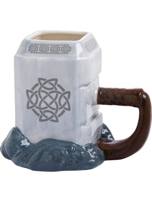 Astraltech Marvel Thor Mjolnir Seramik Oyulmuş Kupa