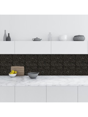 Astraltech Mutfak Tezgah Arası Folyo Fayans Kaplama Folyosu Granit Desen 60X300 cm