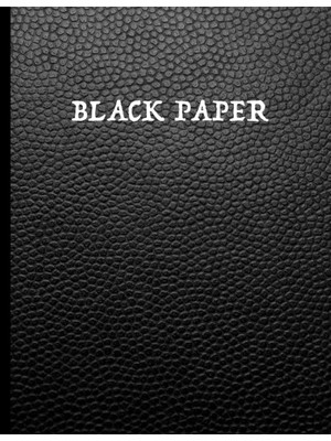 Astraltech Independently Published Black Paper Notebook: Black Page Journal | Lined Black Paper To Write In |