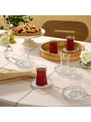 Astraltech Nilüfer 12 Parça Çay Seti
