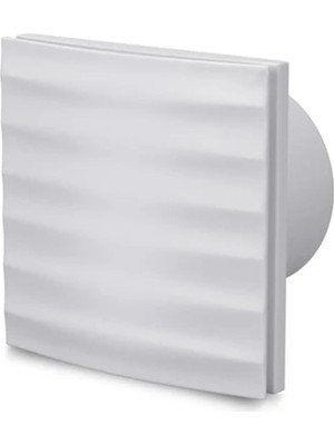 Astraltech Süper Sessiz 12 W Kapaklı Düz Banyo Wc Aspiratör Fanı 100 mm Duvar Tipi Tuvalet Hava Havalandırma